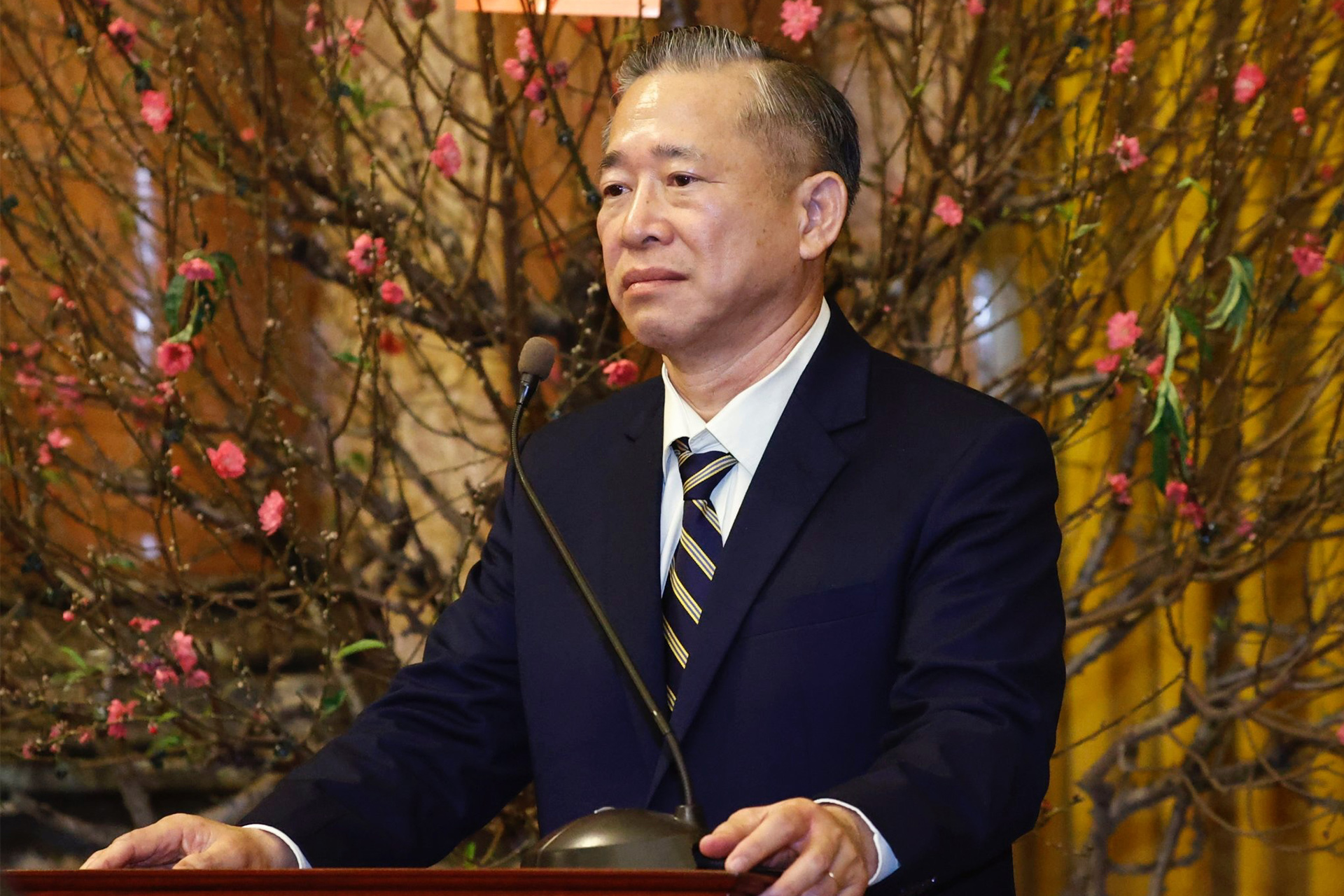 THACO President Pham Van Tai spoke at the event Untitled-3