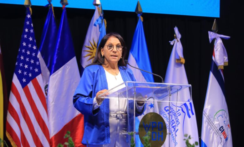 CNDH’s Amina Bouayach Leads Global Human Rights Dialogue at El Salvador Summit
